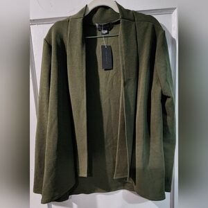 🌷🧥NWT Womens Suzy Shier Army Green sweater size: XL